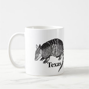 Caneca De Café Texas Armadillo Mug