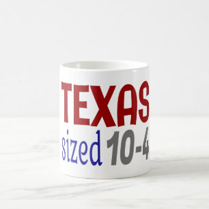 Caneca De Café Texas dimensionou 10-4 LetterKenny