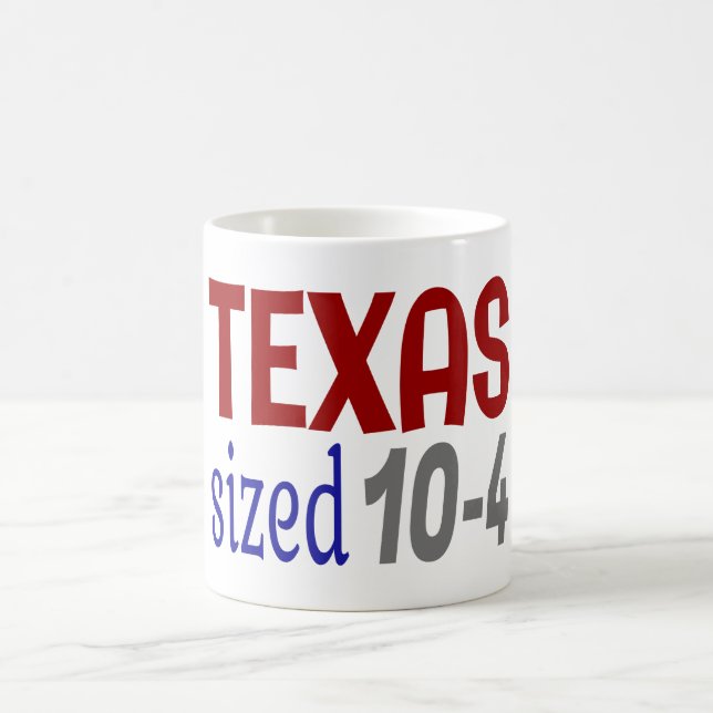 Caneca De Café Texas dimensionou 10-4 LetterKenny (Centro)