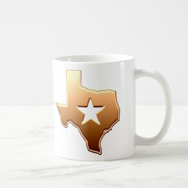 Caneca De Café Texas Lone Star (Direita)