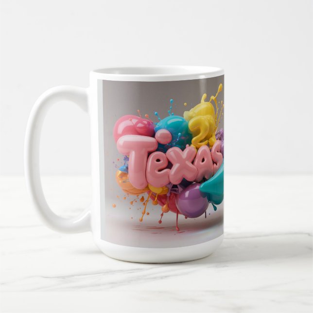 Caneca De Café Texas Mugs | presente para ela (Esquerda)