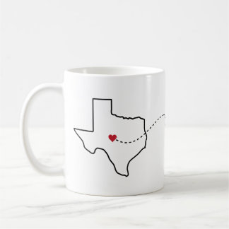 Caneca De Café Texas para Ohio - Heart2Heart