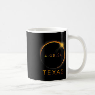 Caneca De Café Texas Total Solar Eclipse 8 de abril de 2024 Texas