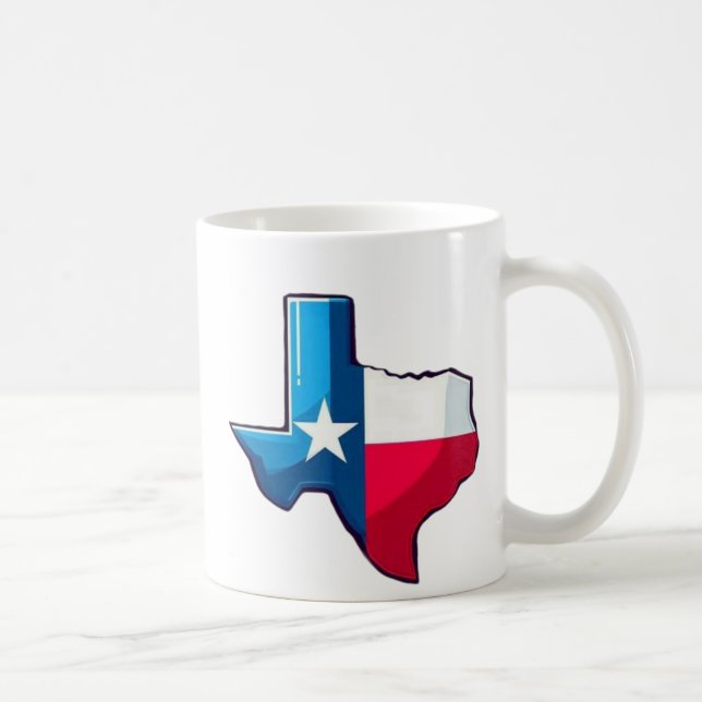 Caneca De Café Texas USA (Direita)