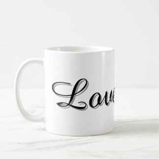 Caneca De Café Text Design Mug