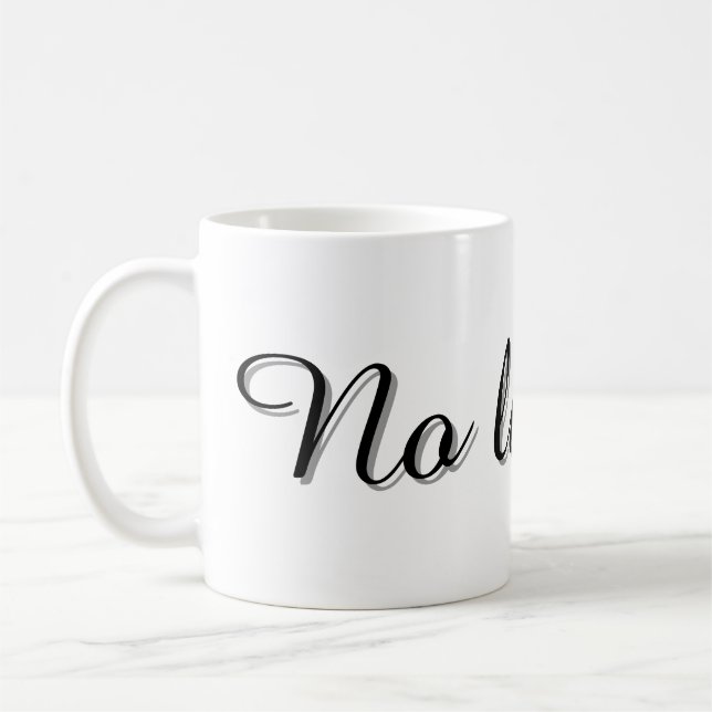 Caneca De Café Text Design Mug (Esquerda)