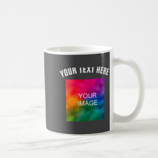 Caneca De Café Text Upload Photo Template Boys Kids Modern _1 