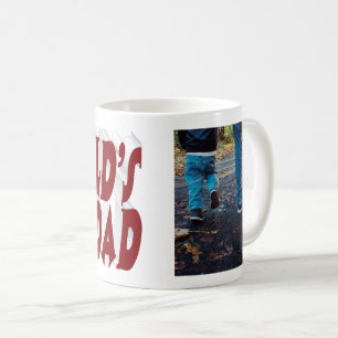 Caneca De Café Texto 3d da melhor foto de Pai