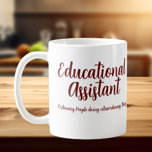 Caneca De Café TEXTO COLORIDO INSPIRADOR DE FRAMBOESA Assistente