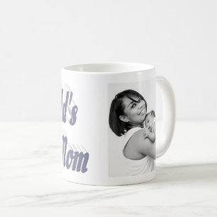 Caneca De Café Texto da cinza da Melhor Mãe