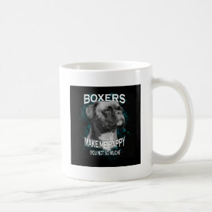 Caneca De Café Texto de Arte de Amantes de os animais de Cachorro