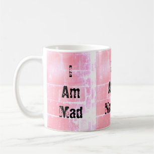 Caneca De Café Texto de Expressão Automática - Design de Fundo Ro