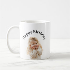 Caneca De Café Texto de Foto Personalizado para Festa de Aniversá