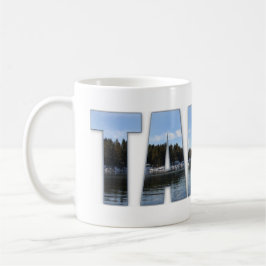 Caneca De Café Texto de Lake Tahoe