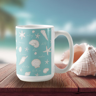 Caneca De Café Texto divertido da Starfish do Ivory ID918