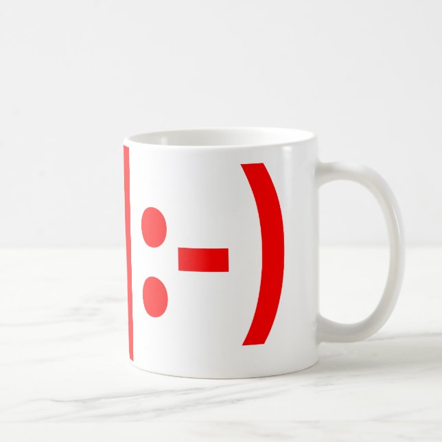 Caneca De Café Texto do Elf Emoticon Xmas ASCII (Direita)
