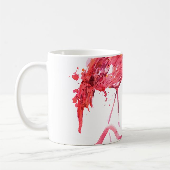 Caneca De Café Texto do jornal com papel antigo (Esquerda)