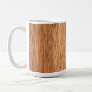 Caneca De Café Texto em madeira Fundo Design-35455
