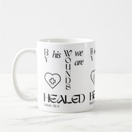 Caneca De Café Texto/Mug/Christian Mug/Jesus/Kitchen/Fé