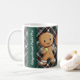 Caneca De Café 🎾 🎄 Texto personalizado, Natal baseado em Padel