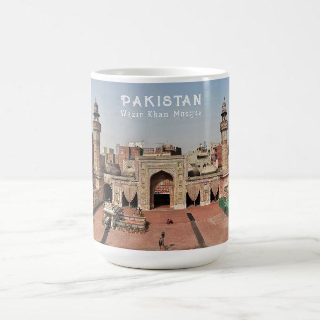 Caneca De Café Texto Personalizado Paquistão (Centro)