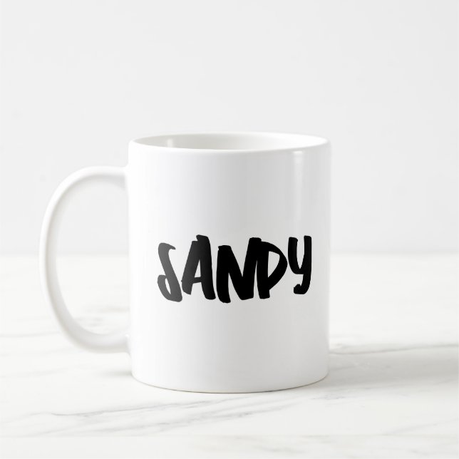 CANECA DE CAFÉ TEXTO PERSONALIZADO SCRIPT WIFE CAFFEE MUG (Esquerda)