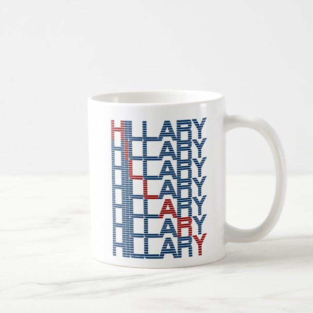 Caneca De Café textoPilhasClinton hillary (Direita)