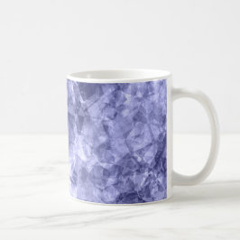 Caneca De Café Textura Azul Escuro Crumplada