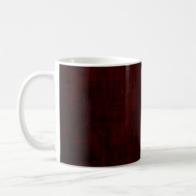 Caneca De Café Textura de abstrato marrom-forte (Esquerda)
