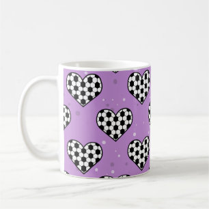 Caneca De Café Textura De Futebol / Esfera De Futebol Em Forma De