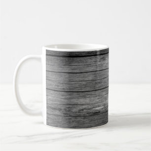 Caneca De Café Textura de grãos de cinza de madeira conselho