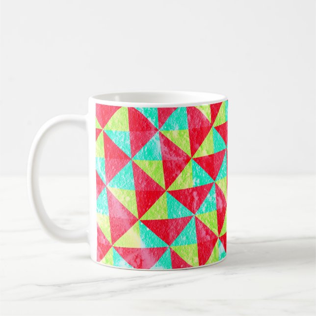 Caneca De Café textura de parede em forma de abstrato, abstrato,  (Esquerda)