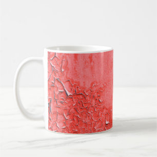Caneca De Café Textura de poeiras de ferro pintadas por rocha