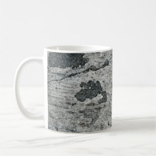 Caneca De Café Textura de uma velha parede de concreto rachado. B
