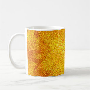 Caneca De Café Textura luxuosa do ouro, fundo abstrato.