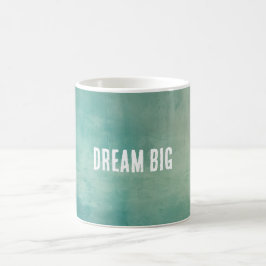 Caneca De Café Textura Verde Teal