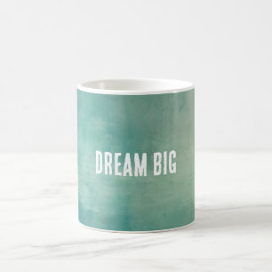 Caneca De Café Textura Verde Teal