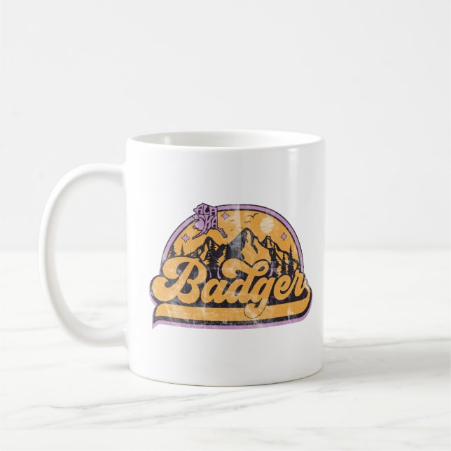 Caneca De Café Texugo Alasca (Esquerda)