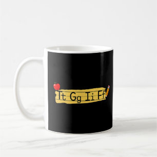 Caneca De Café TGIF Alphabet God É Sexta-feira Professores Weeke