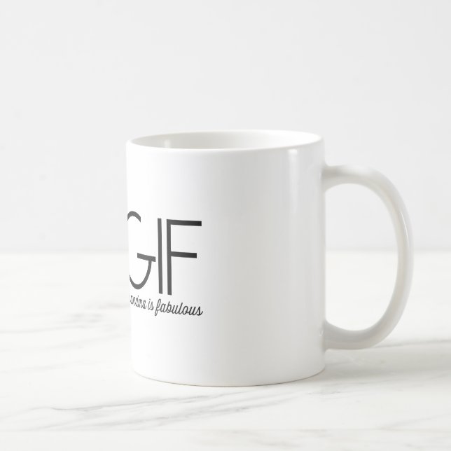 Caneca De Café TGIF. Esta avó é fabulosa! (Direita)