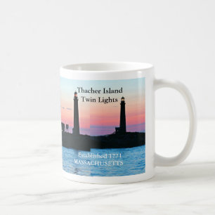 Caneca De Café Thacher Island Twin Lights, Massachusetts Mug