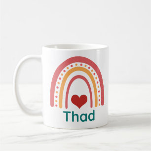 Caneca De Café Thad Vintage Boho Rainbow