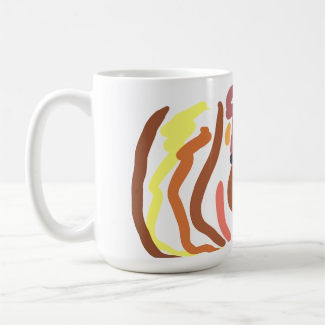 Caneca De Café Thanksgiving autumn (Esquerda)