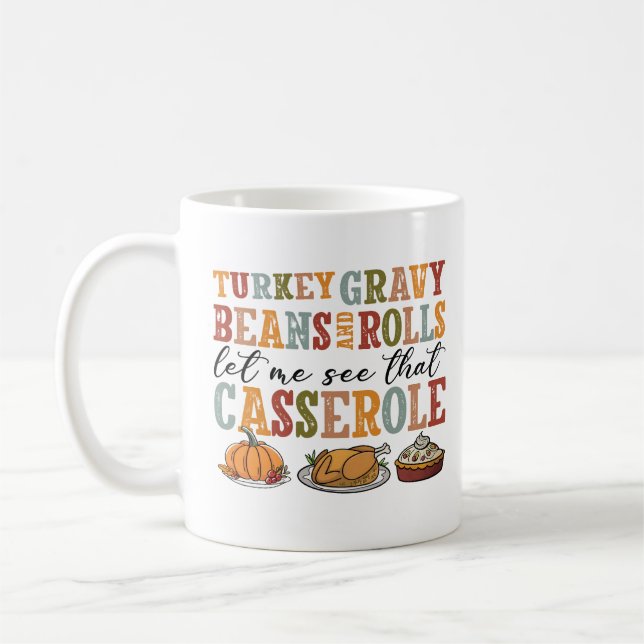 Caneca De Café Thanksgiving Holiday Casserole (Esquerda)