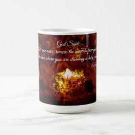Caneca De Café "The Burning Bush"