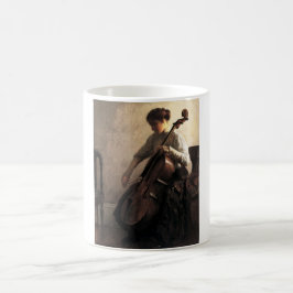Caneca De Café The Cellist (por Joseph DeCamp)