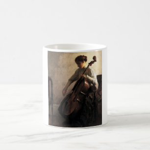 Caneca De Café The Cellist (por Joseph DeCamp)