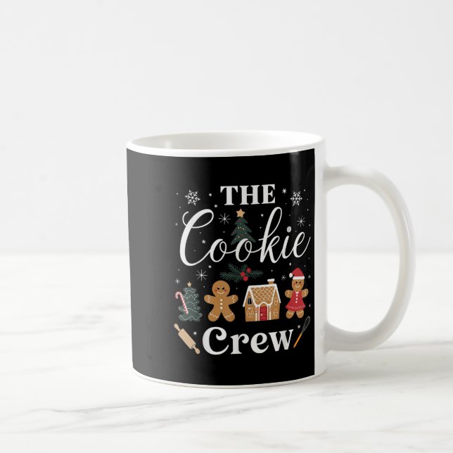 Caneca De Café The Cookie Crew Christmas Baking Cookie Lover Kids (Direita)