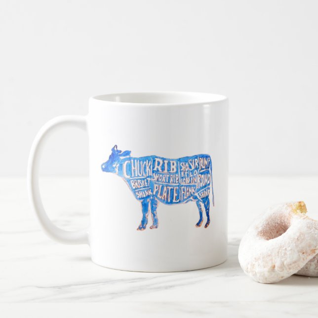 Caneca De Café The Cow (Com Donut)