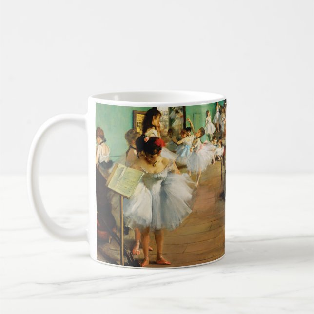Caneca De Café The Dance Class (1874), por Edgar Degas (Esquerda)